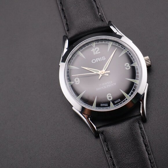 Oris Vintage Swiss 17 Jewels Hand-Wound Mechanical Men's Watch - FREE SHIPPING - Picture 4 of 12